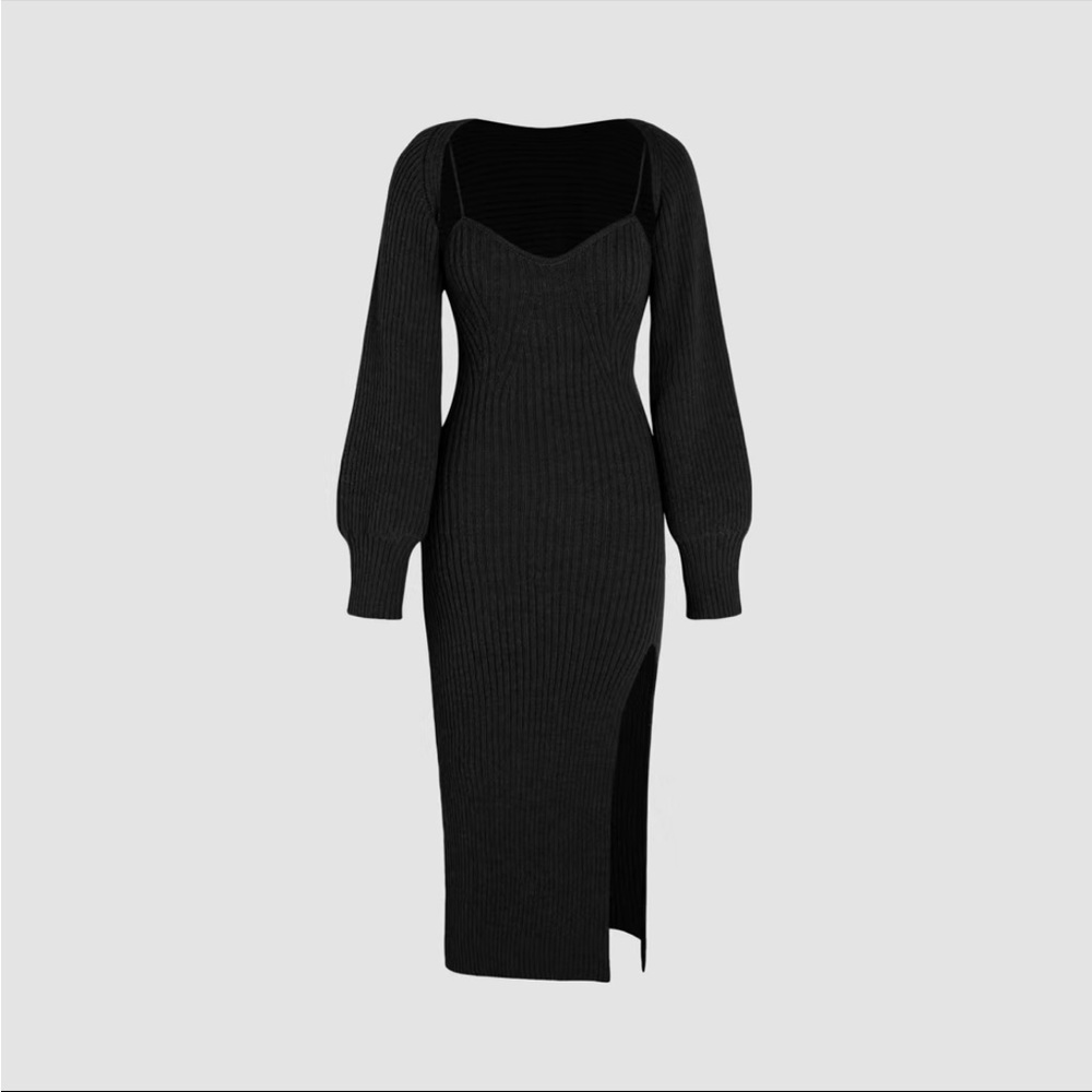 2-piece set sweater dress
